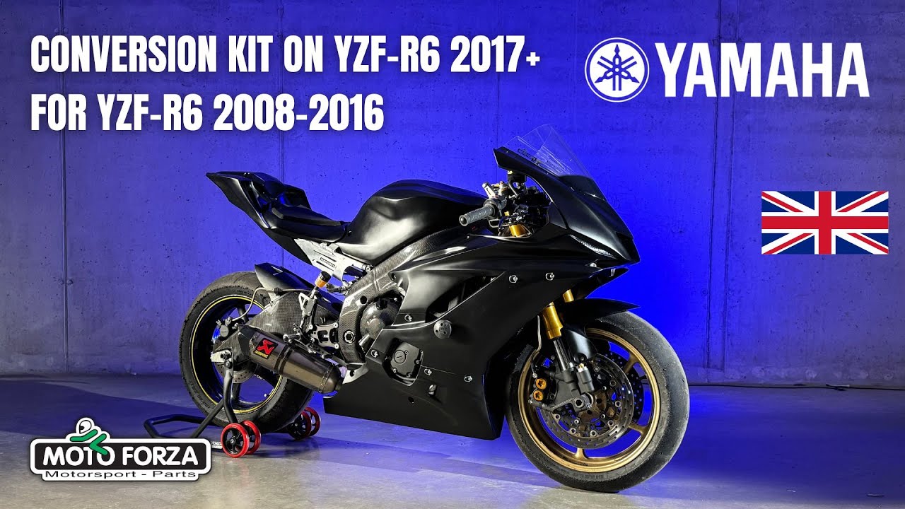 Yamaha YZF-R6 | Conversion kit on model 2017+ for older YZF-R6 08-16 ...