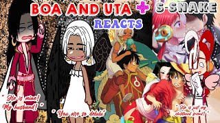 Boa and Uta   Seraphim Boa react to Luffy// ships// One Piece// gacha reaction// {🇧🇷/🇺🇲}//