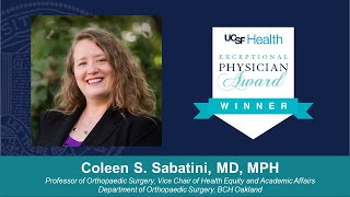 2023 Exceptional Physician Award Winner Coleen Sabatini