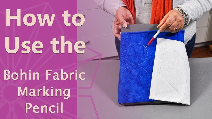 Learn How To Use Fabric Marking Tools 