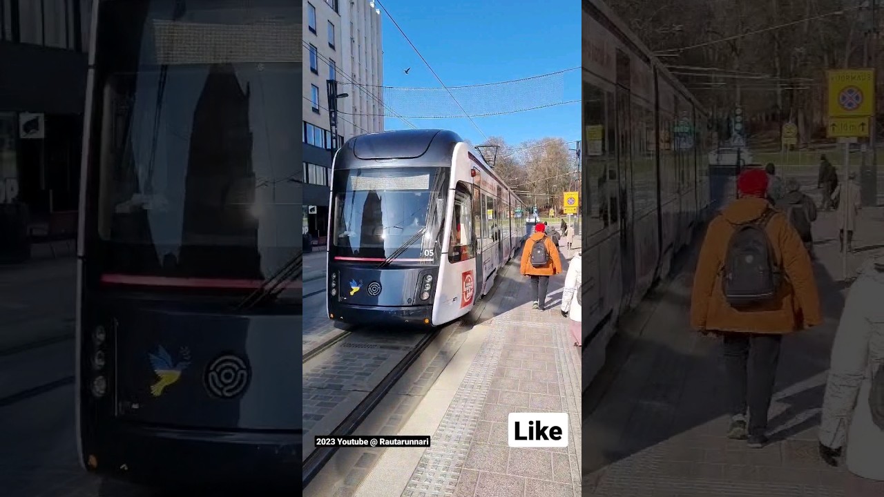 🚞 Tram leaving Tuulensuu 🚋 
