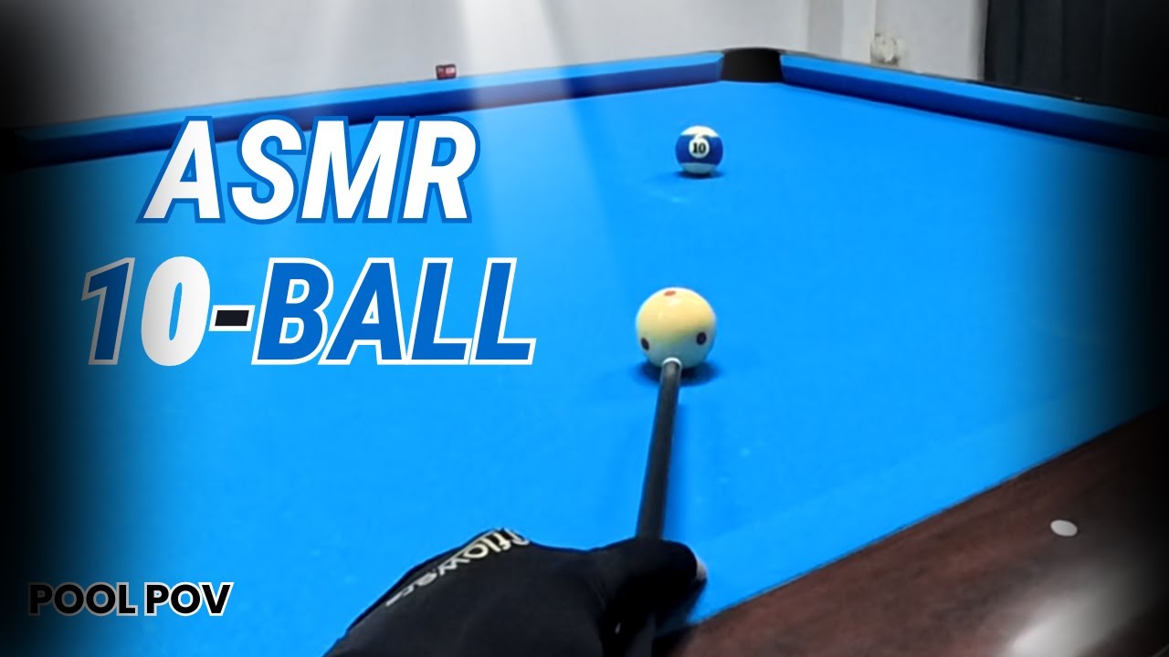 Image of video the ASMR 10-Ball POV | Pure Pool Sounds 🎱 13