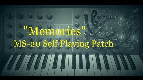 Korg MS-20 | Memories | self-playing patch