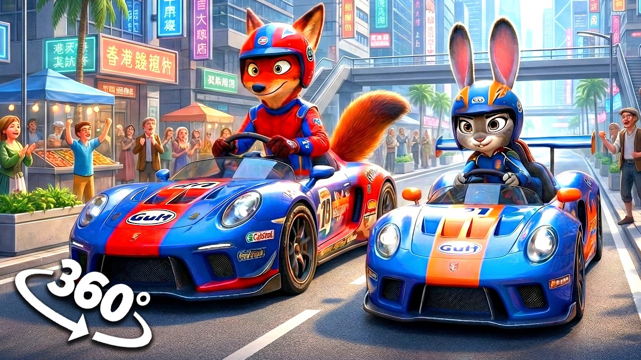 Need for Speed ​​в Зверополисе: от средневековья до неона.