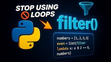 STOP Using Loops in Python! 😱 (Use filter() Instead)