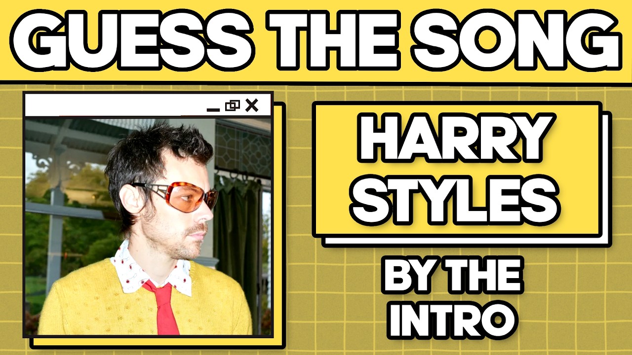 GUESS THE HARRY STYLES SONG BY THE INTRO (New Songs Included) 🪩 🎶 | Music Quiz