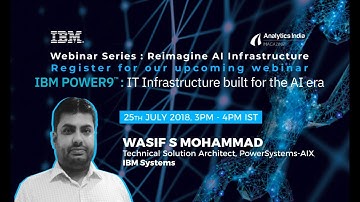 WEBINAR: IBM POWER9™ — IT Infrastructure Built For The AI Era