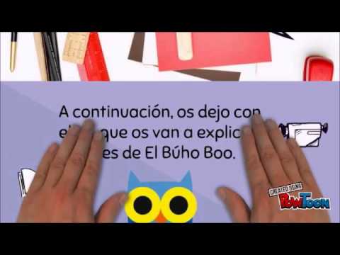 Vídeo Tutorial de la aplicación "El Búho Boo".