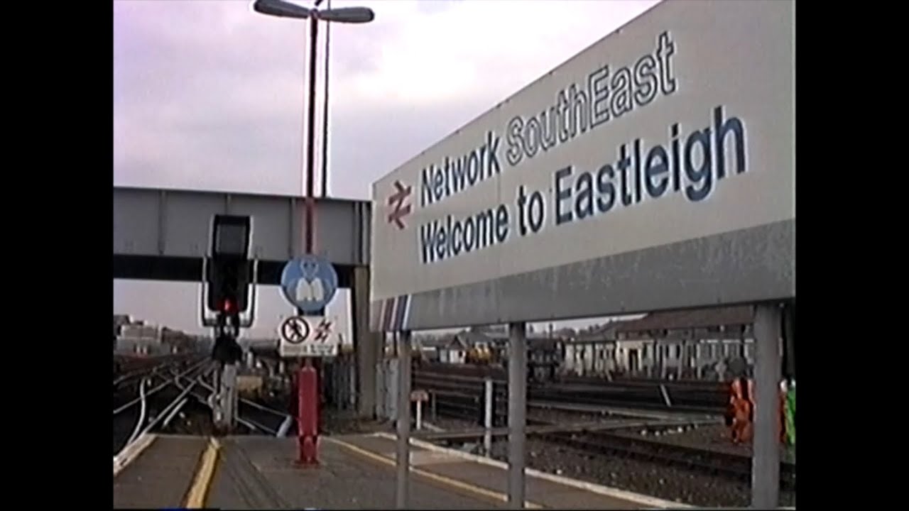 A day out watching trains at Eastleigh in March 1995