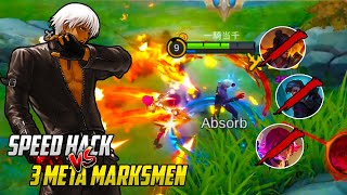 GUSION DESTROYS 3 META MM WITH SPEED HACK! | Gusion Gameplay | MLBB
