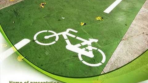 Bicycle Zone PowerPoint Template by PoweredTemplate.com