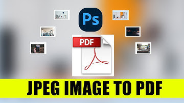 photoshop tutorial- How to Convert JPEG image to PDF in Photoshop latest - mister magic