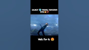Coolest marvel transition ever 🥶 pt 3 wait for it #shorts #transition #marvel