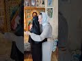 с монахиней Нилой в ее келье.