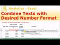How to Display Custom Number Format in Concatenated Texts