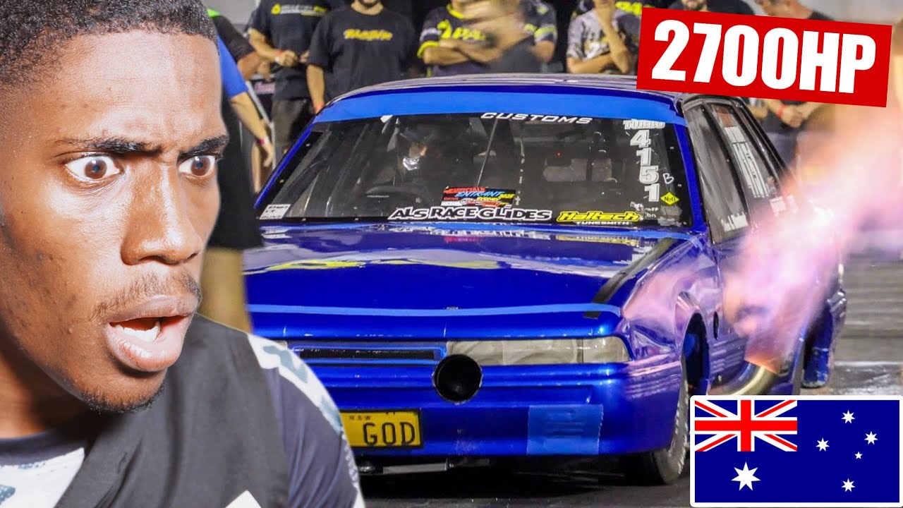 Американская реакция на самый быстрый автомобиль в Австралии — Holden Commodore мощностью 2700 л.с.