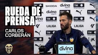 RUEDA DE PRENSA CARLOS CORBERÁN PREVIA AL VALENCIA CF - FC BARCELONA