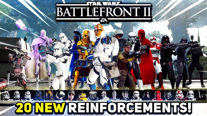 23 NEW Heroes & Reinforcements for Star Wars Battlefront 2! Battlefront  Expanded Mod (Battlefront 2) 