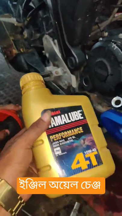 Yamaha FZ V2 oil filter change