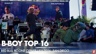 Swazi Vs Weapon X -  B-Boy Top 16 - Red Bull BC One Cypher USA 2026 - BNC