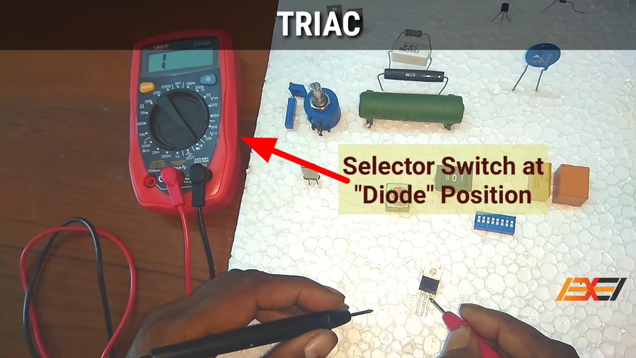 how to test a triacs