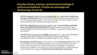 AS PE ACQUIRING MOVEMENT SKILLS SCREENCAST EXAM