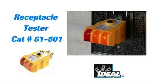 IDEAL 61-501 Receptacle Tester