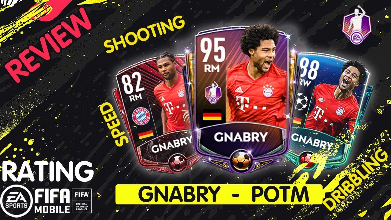 Serge Gnabry Review 95 POTM FIFA 20 mobile