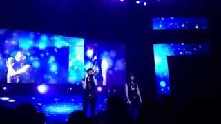07052013 TVXQ in L.A. midway through Unforgettable...