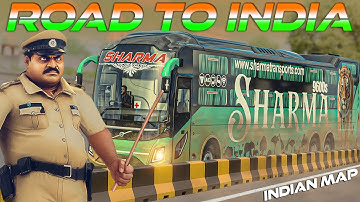 Indian Volvo 9600 Sharma Transports Restoration | Indian Map Mod | Euro Truck Simulator 2