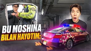 : Bu MASHINA bn HAYOTDAN 1 kun | GAI USHLADI | Obunachini Aylantirdim | Baburello