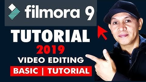 FILMORA TUTORIAL TAGALOG | wondershare filmora 9