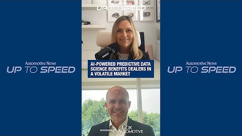 Cox VP on AI-Powered predictive data helps dealers navigate market volatility