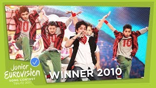 JUNIOR EUROVISION 2010: VLADIMIR ARZUMANYAN - MAMA - ARMENIA 🇦🇲  - WINNER