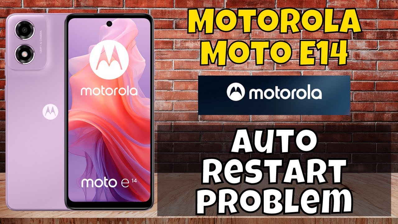 Motorola Moto E14 Auto Restart issue || How to solve the auto restart ...