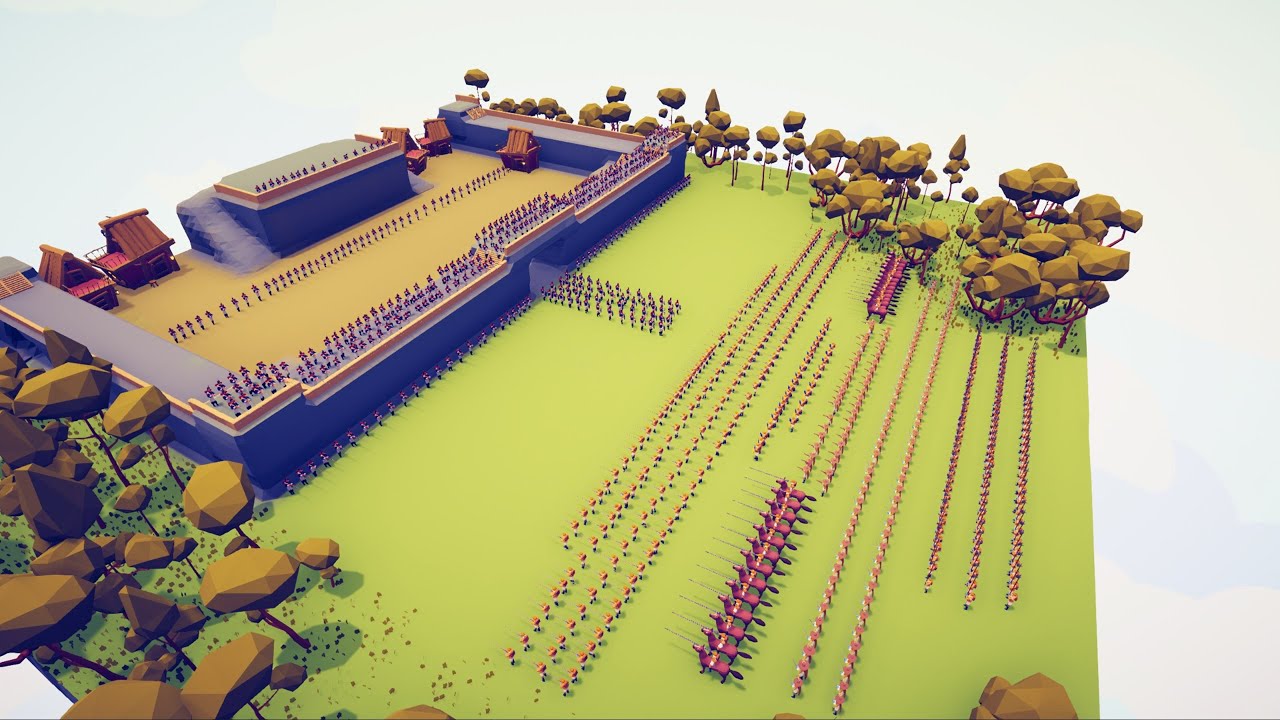 CAN 500x SPANISH ARMY CAPTURE ENEMY CASTLE? - Totally Accurate Battle ...