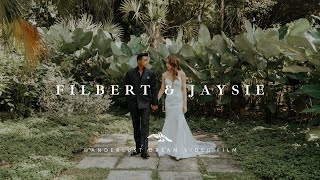 Our Wedding Video | Filbert &amp; Jaysie | Celebrating their marriage at Vineyard, Hort Park