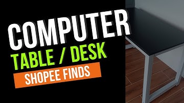 Computer Desk (unboxing/assembly) #shopee #wfh