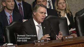 Senator David Perdue Questions General James Mattis in SASC
