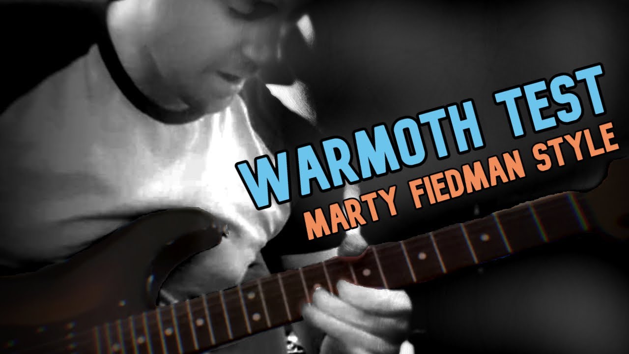 Warmoth Strat test (in Marty Friedman style)