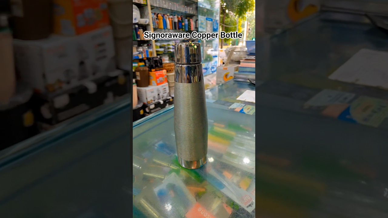 Signoraware steel Finish Copper Bottle 🍾