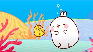 Pantai | Molang dan Piu Piu | Kartun Lucu Anak Anak | Molang Bahasa