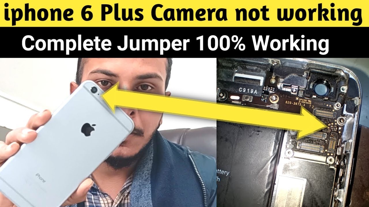 iphone 6 Plus Camera not working ic Jumper easy to fixe iphone