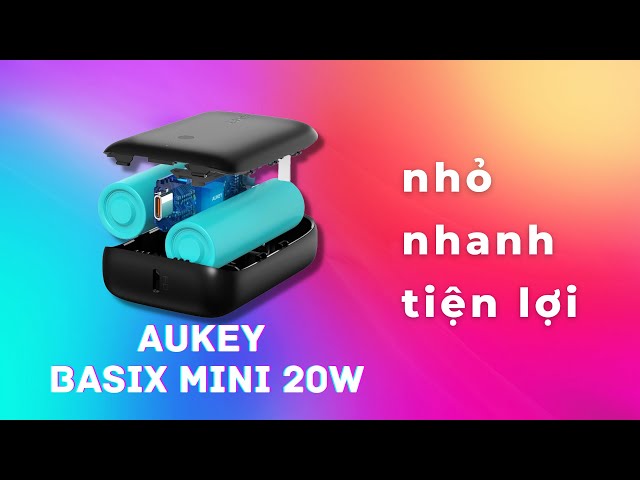 Mở hộp và đánh giá nhanh sạc dự phòng Aukey Basix Mini 20W - Aukey BP-N83S