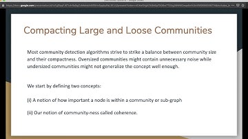 IDSS840E: Community Detection in Large Graphs