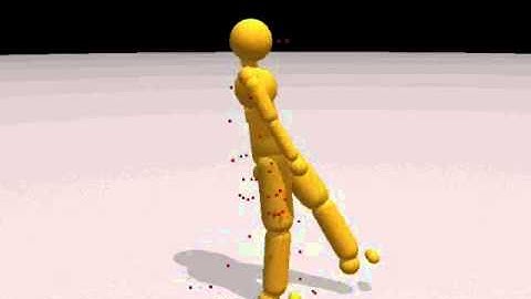 Physics-based skeleton fit and inverse dynamics