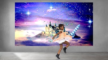 Magical Fireworks Castle - interactive wall effect from LUMOplay