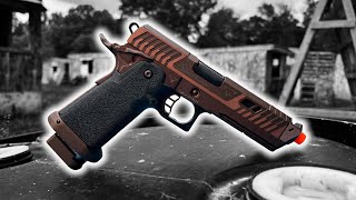 EMG TTI Licensed Sand Viper 2011 Optics Ready Airsoft Training Pistol