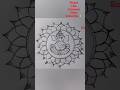 Ganesh chaturthi rangoli #shorts #youtubeshorts