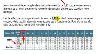 Cálculo de la sección de los conductores de línea enterrada, para alimentar un motor trifásico. - YouTube